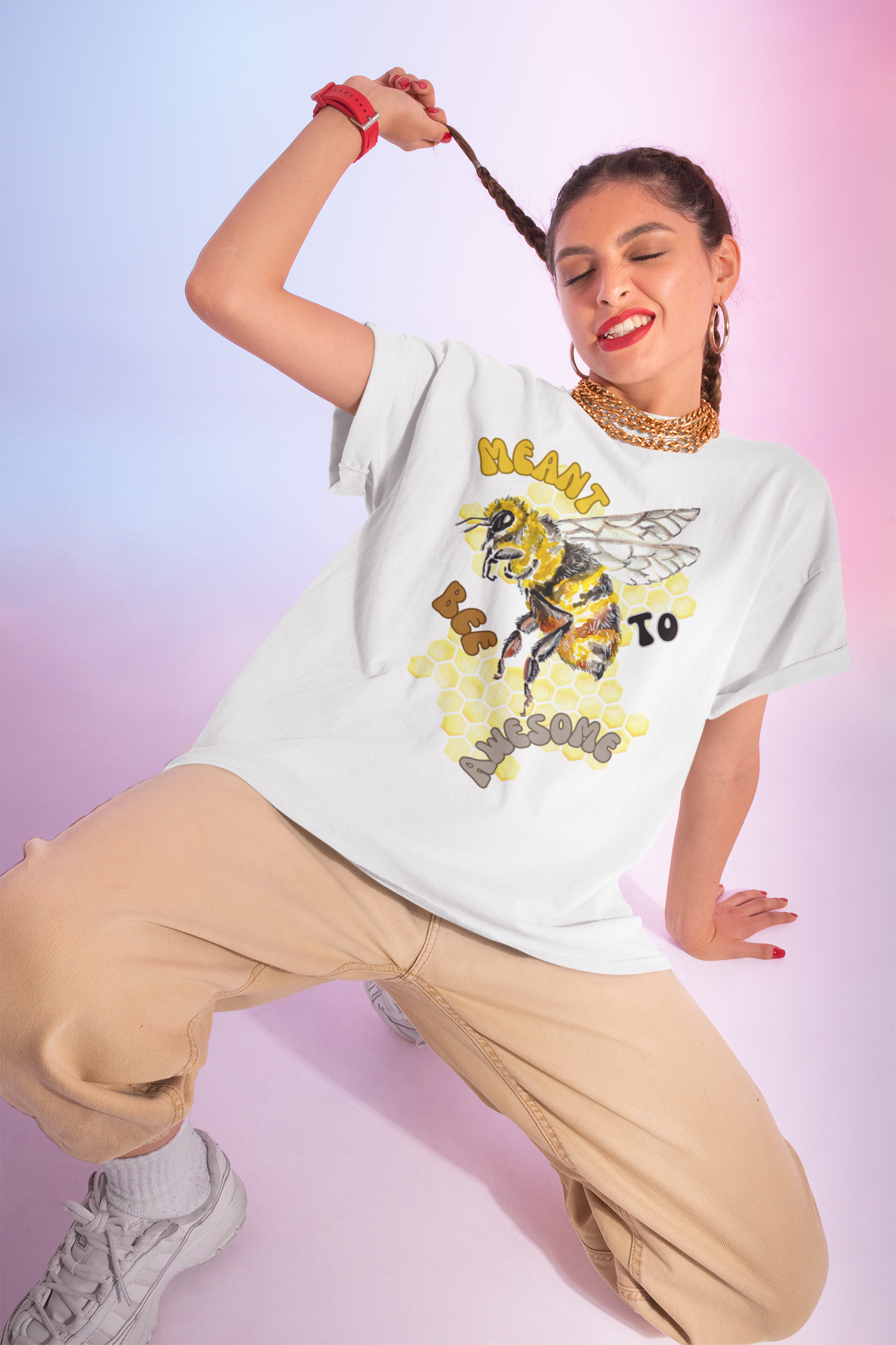 Meant To Bee Awesome  -Unisex Premium t-shirt